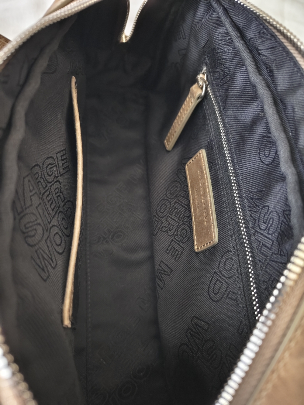 Marge Sherwood brown baguette shoulder bag - Picture 8 of 9